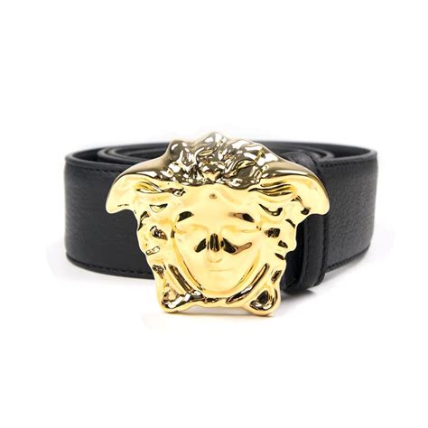 versace belt black medusa head|versace medusa belt sale.